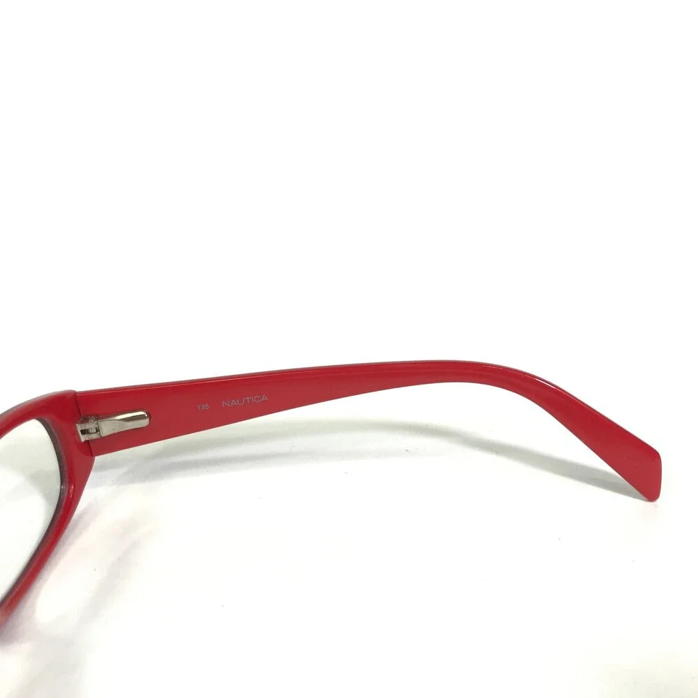 Nautica Petite Small Eyeglasses Frames N8038 654 Red Rectangular 48-16-135
